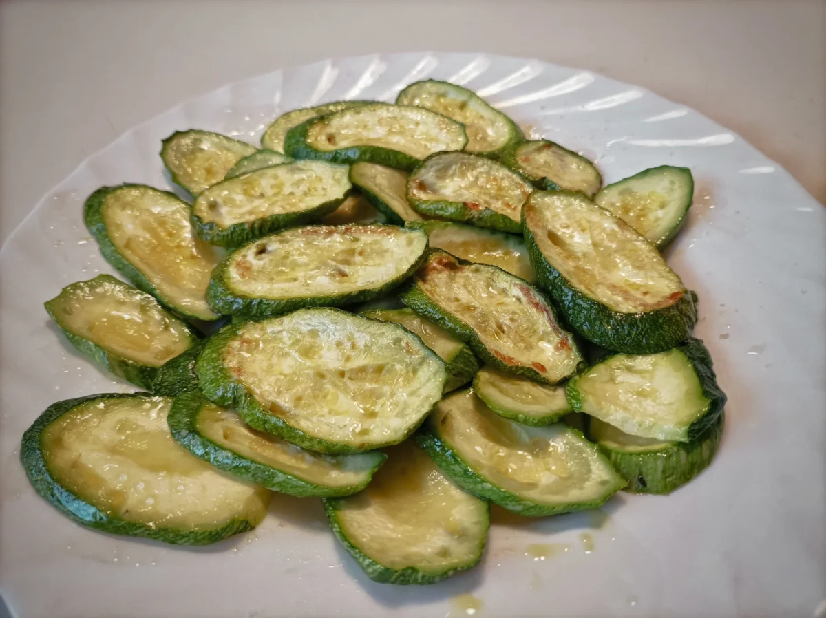 Zucchine grigliate a microonde
